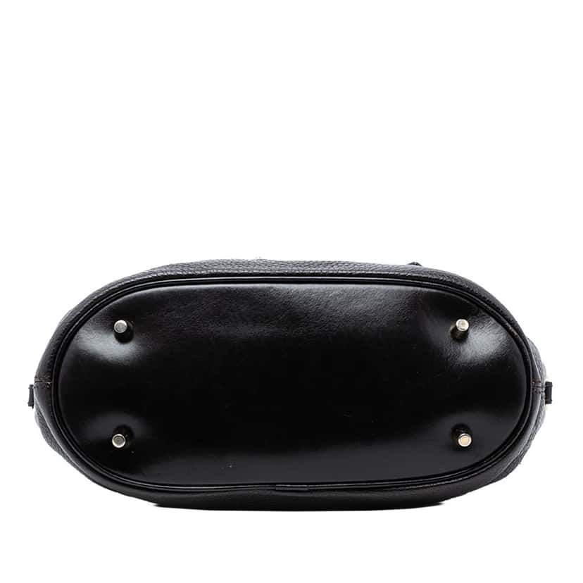 Burberry Grainy Calfskin Satchel Black Leather Very good condition - Inside View