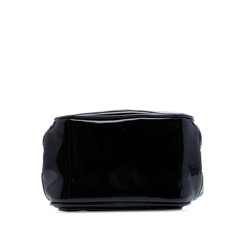 Chanel CC Patent Flap Crossbody Black Leather Very good condition - Inside View