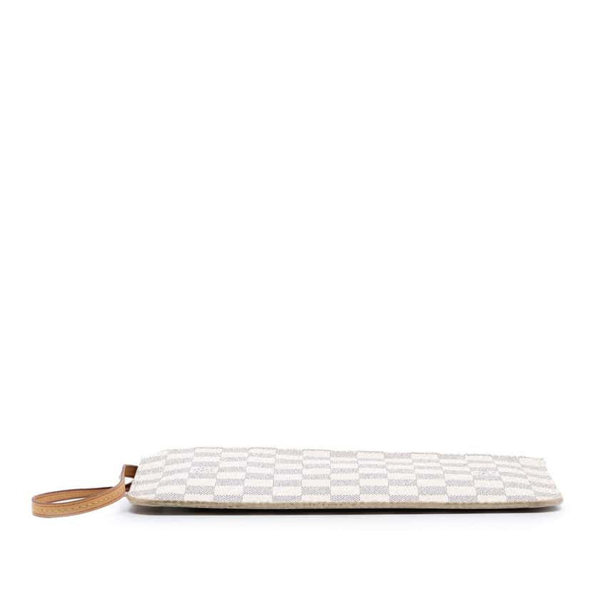 Louis Vuitton Damier Azur Neverfull MM Pouch White Very good condition - Inside View