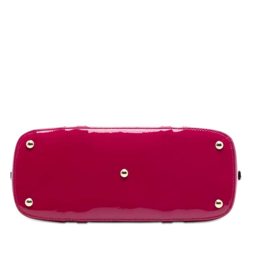 Gucci Small Microguccissima Patent Nice Dome Satchel Pink Leather Very good condition - Inside View