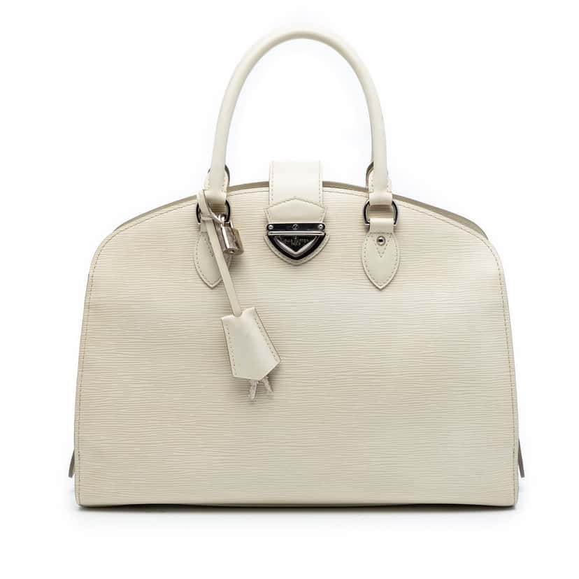 Louis Vuitton Epi Pont Neuf GM White Leather Very good condition - Front View