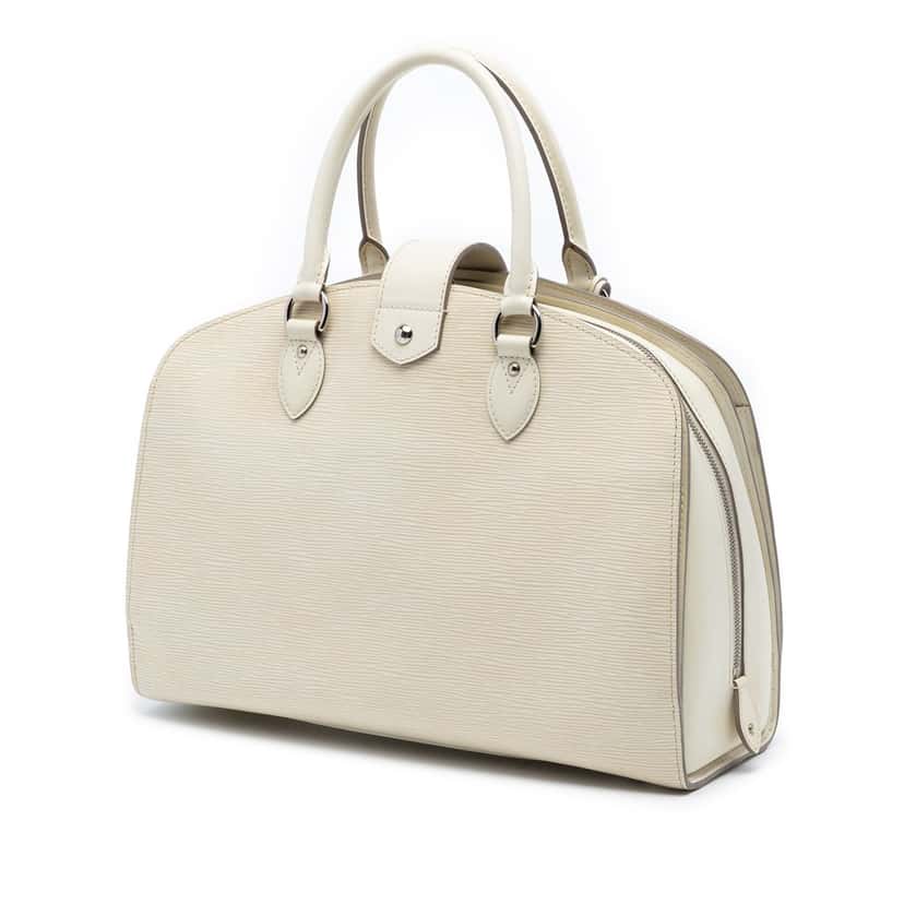 Louis Vuitton Epi Pont Neuf GM White Leather Very good condition - Back View