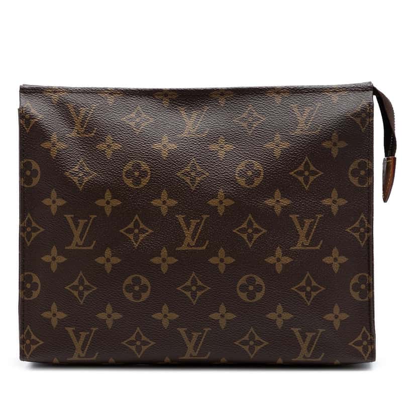 Louis Vuitton Monogram Toiletry Pouch 26 Brown Very good condition - Front View