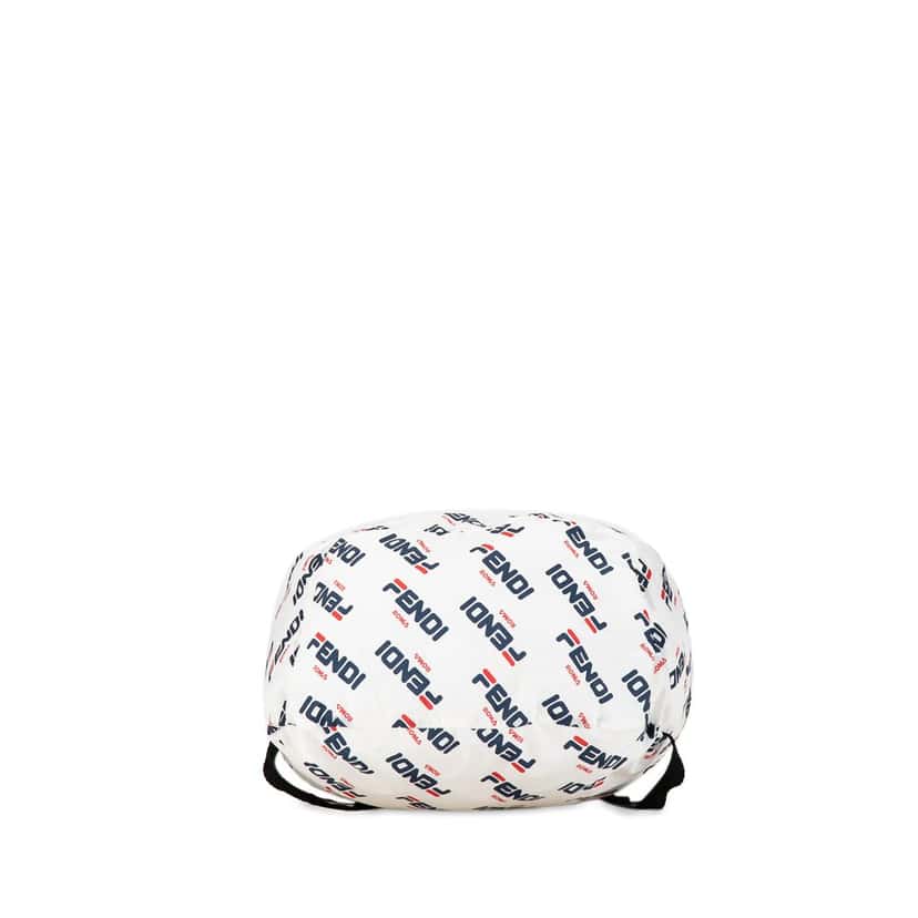 Fendi x Fila Mania Packable Backpack White Very good condition - Model View