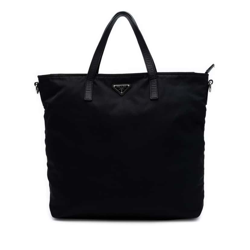 Prada Tessuto Satchel Black Very good condition - Front View