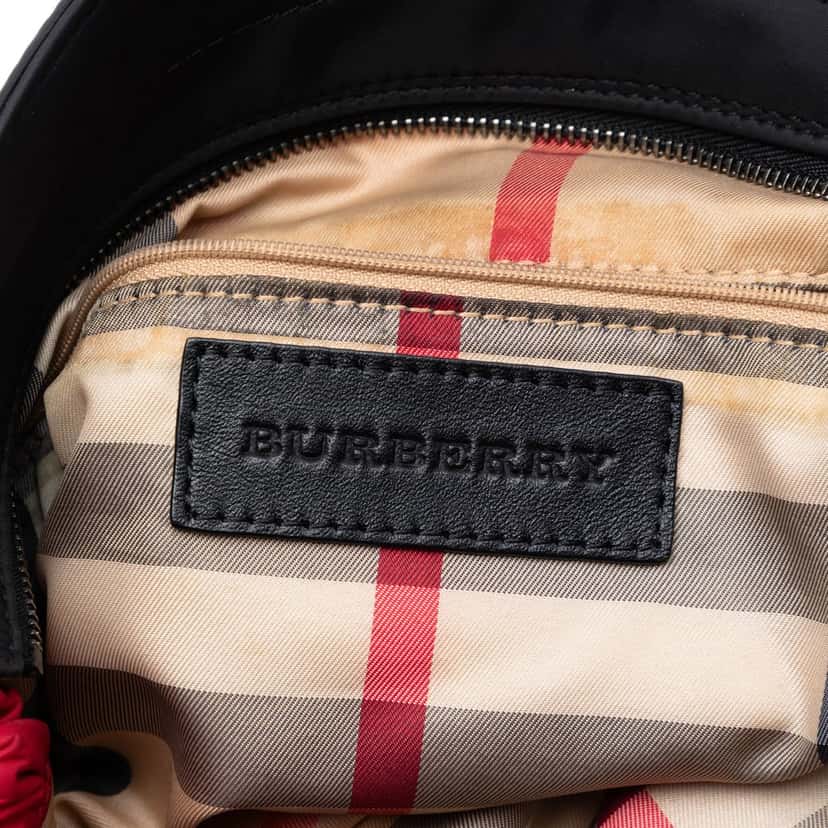 Burberry Nylon Buckleigh Tote Red Very good condition - Box View