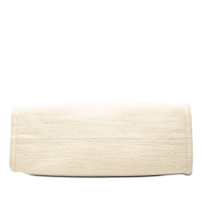Celine Canvas Plein Soleil Square Cabas Tote Beige Very good condition - Inside View