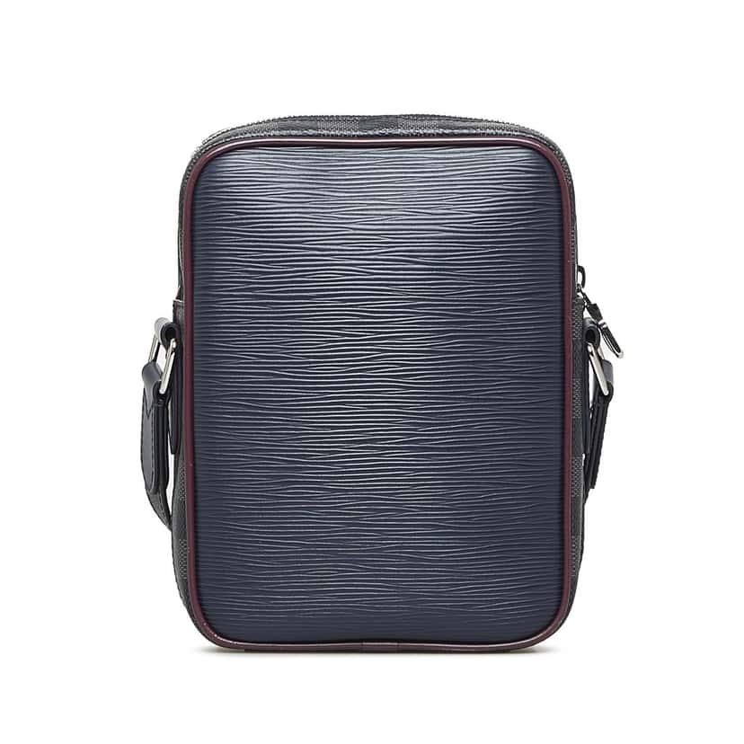 Louis Vuitton Epi Damier Graphite Danube Slim Black Leather Very good condition - Inside View