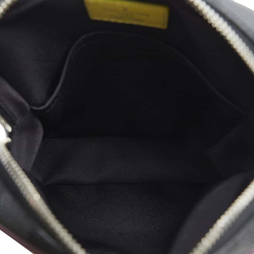 Louis Vuitton Epi Damier Graphite Danube Slim Black Leather Very good condition - Box View