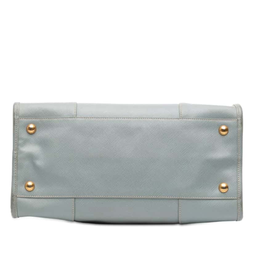 Prada Saffiano Lux Shopping Tote Blue Leather Very good condition - Inside View
