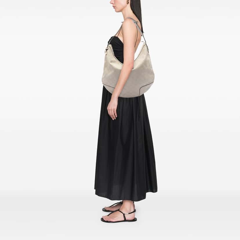 Gucci Large Guccissima Princy Hobo Beige Leather Very good condition - Box View