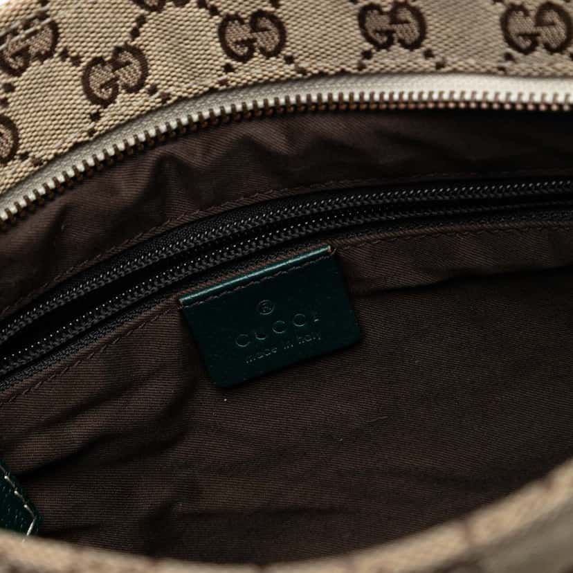Gucci GG Canvas Web Crossbody Beige Very good condition - Box View