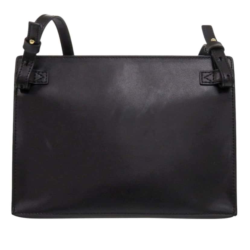 Ferragamo Leather Vara Bow Crossbody Black Leather Very good condition - Back View