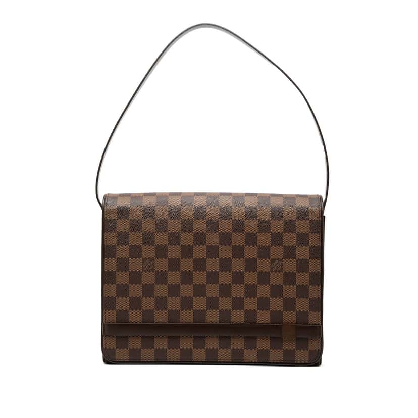 Louis Vuitton Damier Ebene Tribeca Carre Brown Very good condition - Front View