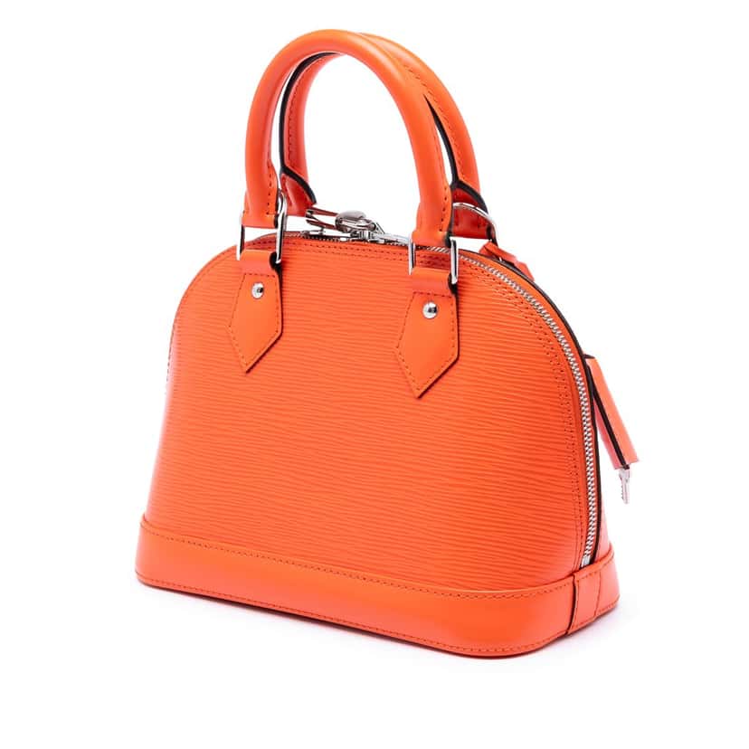 Louis Vuitton Epi Alma BB Orange Leather Very good condition - Back View
