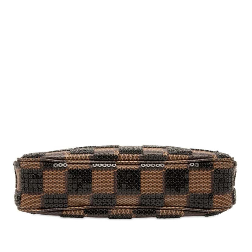 Louis Vuitton Damier Ebene Sequins Mini Pochette Accessoires Brown Very good condition - Inside View