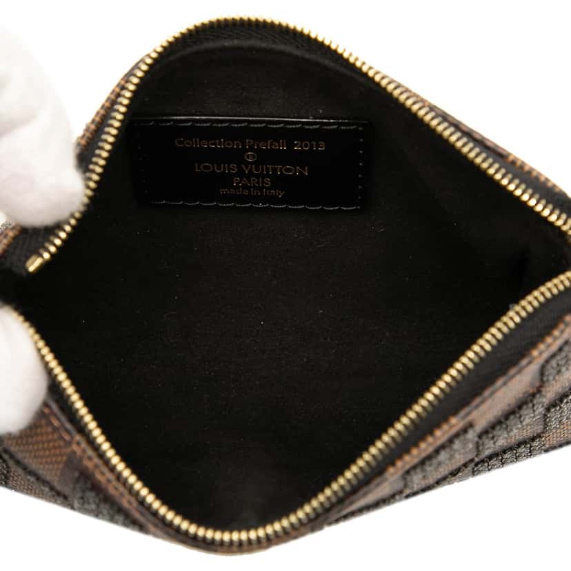 Louis Vuitton Damier Ebene Sequins Mini Pochette Accessoires Brown Very good condition - Model View