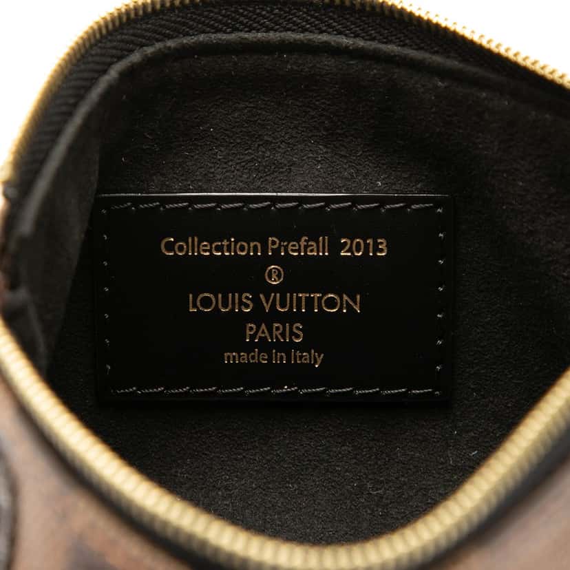 Louis Vuitton Damier Ebene Sequins Mini Pochette Accessoires Brown Very good condition - Box View