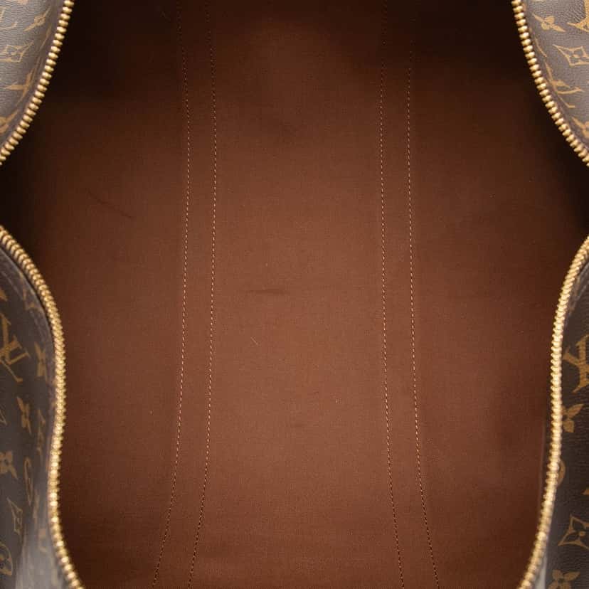 Louis Vuitton Monogram Keepall Bandouliere 50 Brown Very good condition - Model View