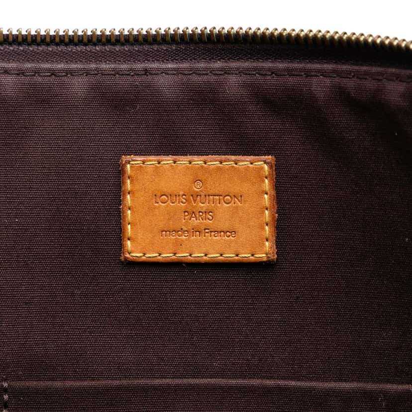 Louis Vuitton Monogram Vernis Bellevue GM Purple Leather Very good condition - Box View