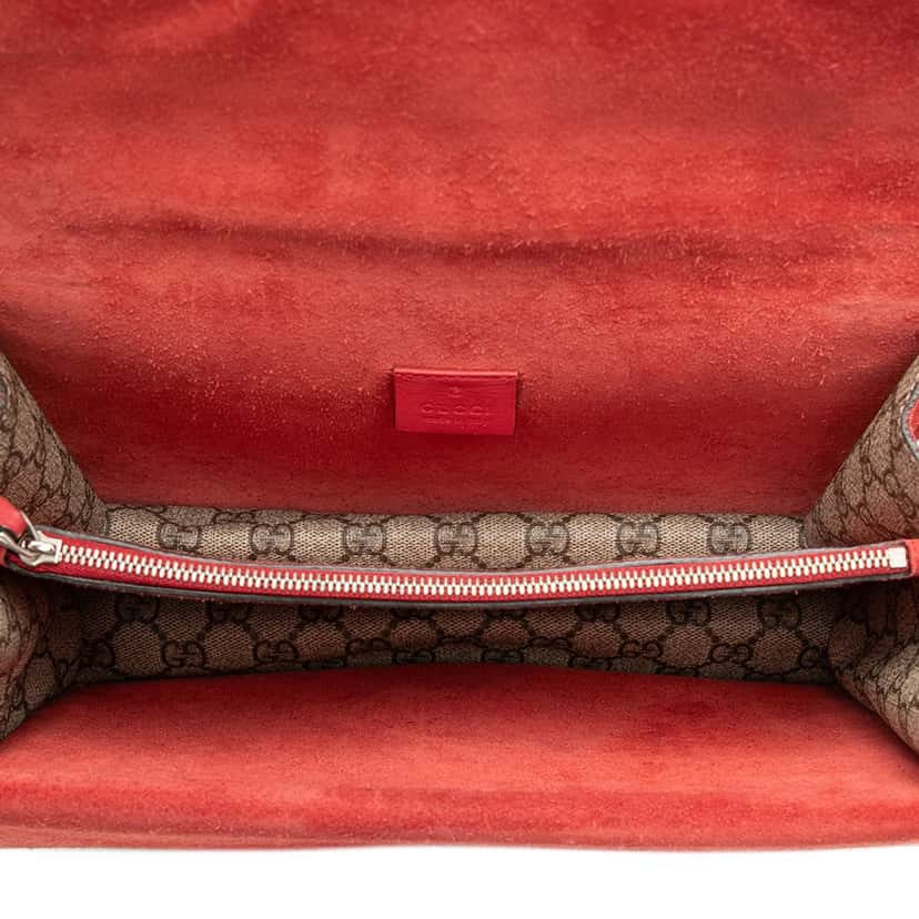Gucci Medium GG Supreme Dionysus Shoulder Bag Beige Very good condition - Model View