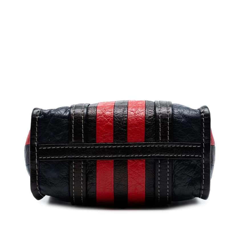 Balenciaga Lambskin Bazar Shopper Satchel XS Black Leather Very good condition - Inside View