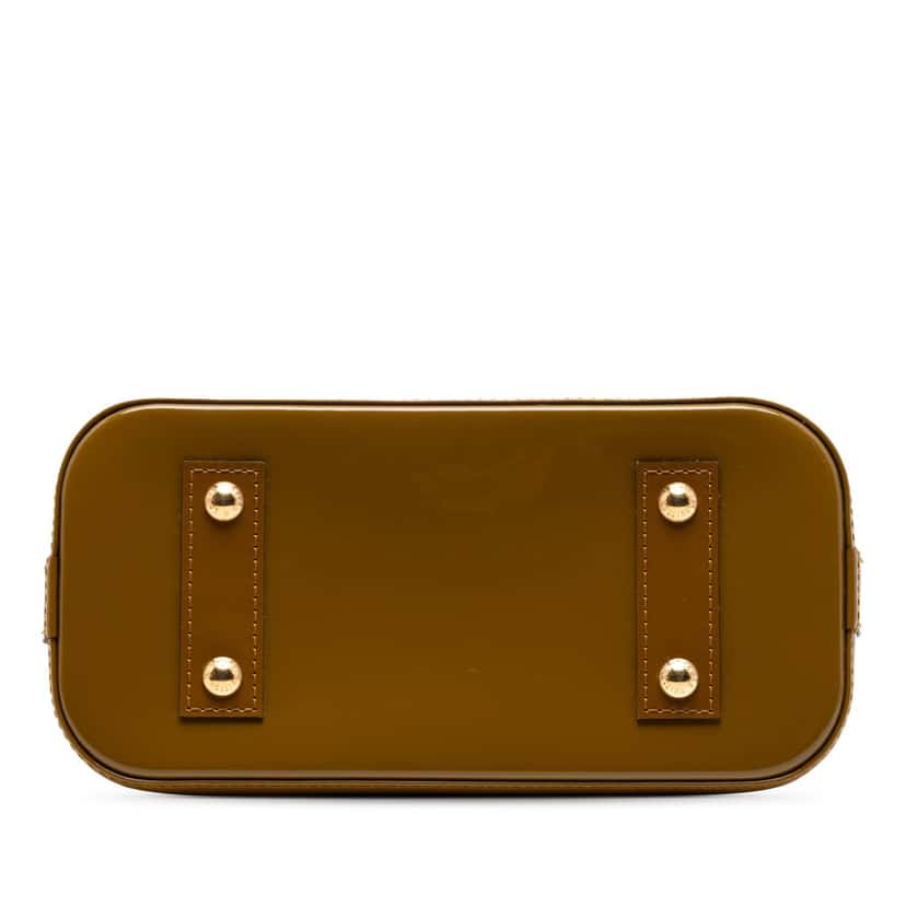 Louis Vuitton Monogram Vernis Alma BB Green Leather Very good condition - Inside View