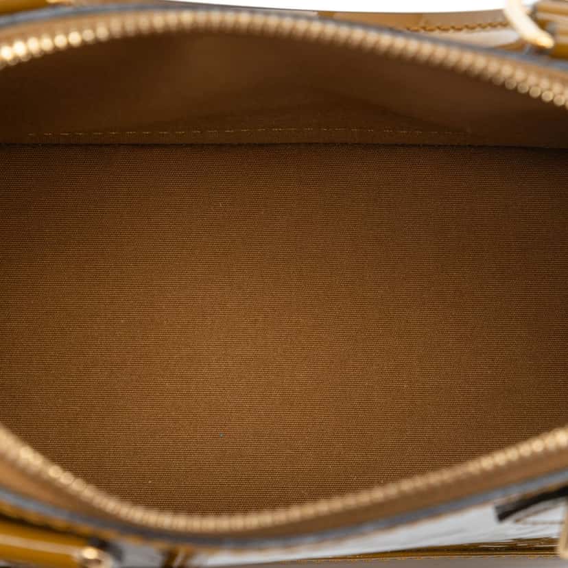 Louis Vuitton Monogram Vernis Alma BB Green Leather Very good condition - Model View