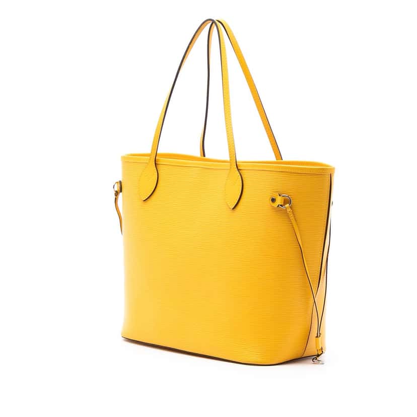Louis Vuitton Epi Neverfull MM Yellow Leather Very good condition - Back View