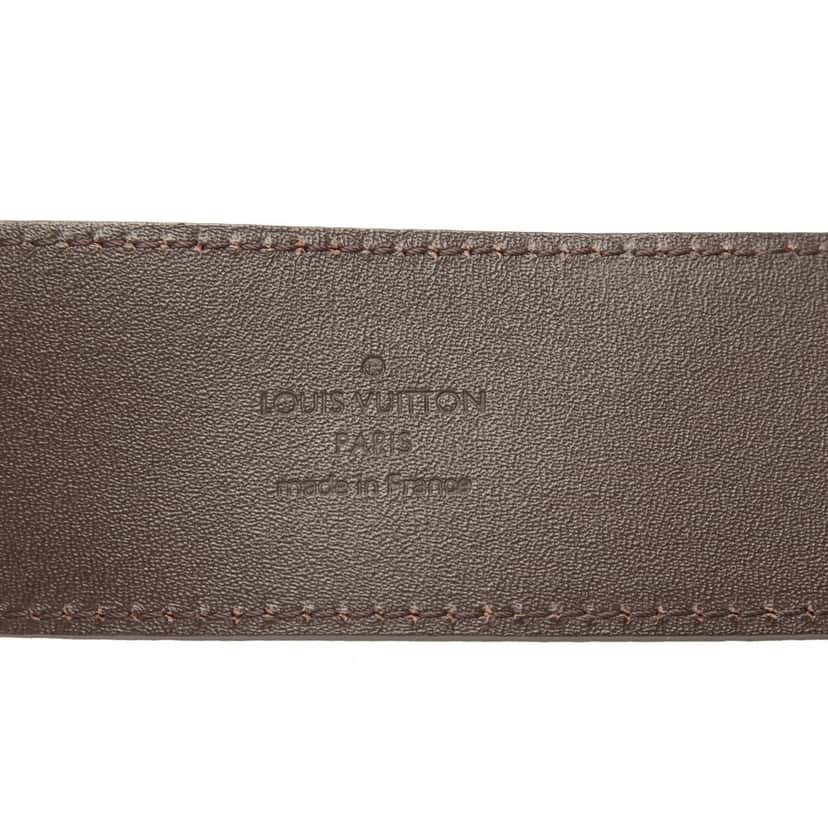 Louis Vuitton Damier Ebene Initiales Belt Brown Very good condition - Model View