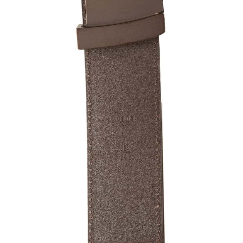 Louis Vuitton Damier Ebene Initiales Belt Brown Very good condition - Box View