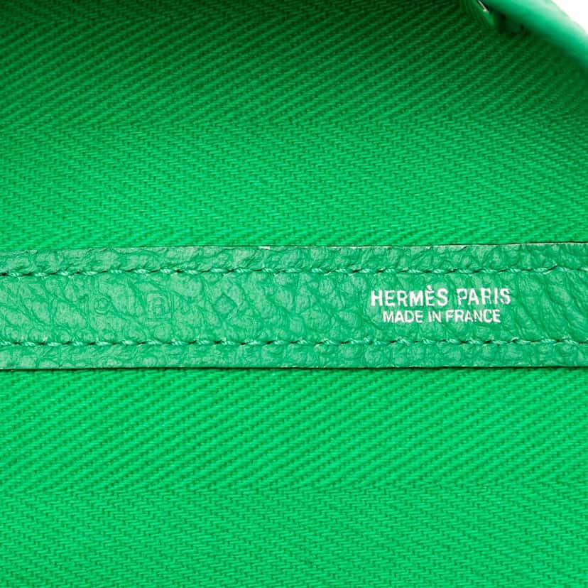 Hermès Toile and Negonda Garden Party 36 Green Very good condition - Box View