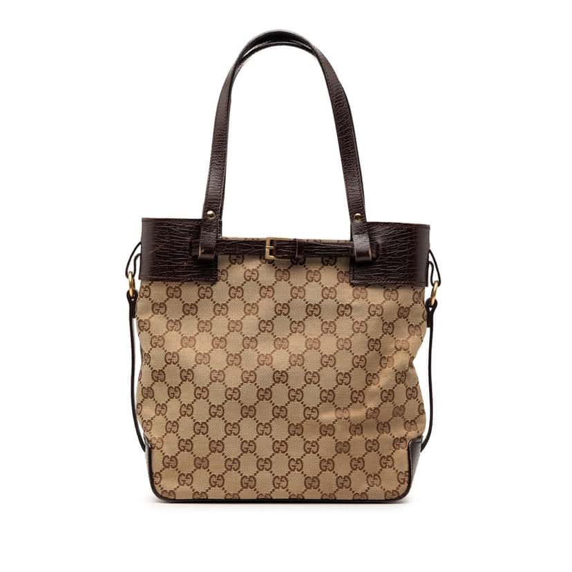 Gucci GG Canvas Tote Beige Very good condition - Front View