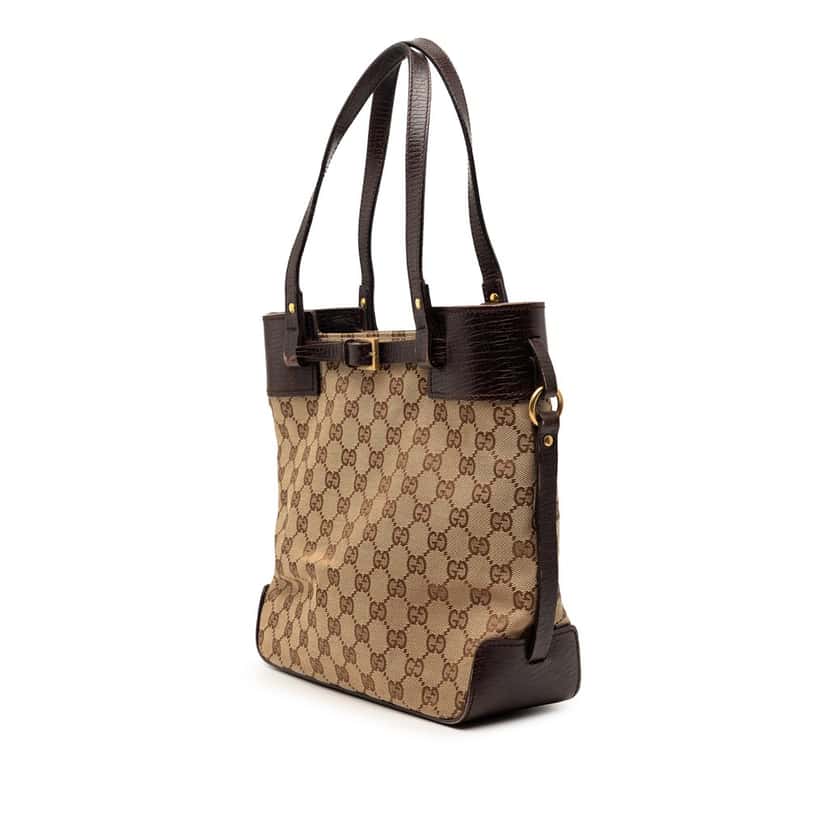 Gucci GG Canvas Tote Beige Very good condition - Back View