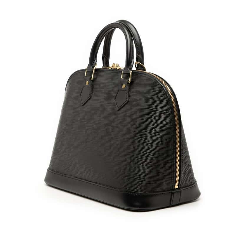 Louis Vuitton Epi Alma PM Black Leather Very good condition - Back View