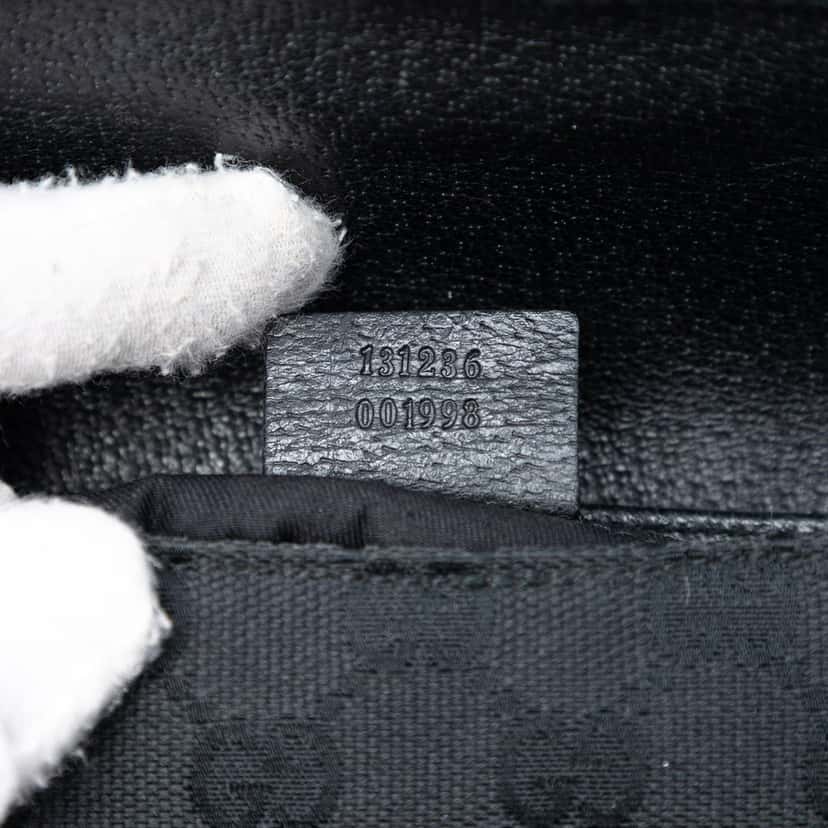Gucci GG Canvas Belt Bag Black Very good condition - Box View