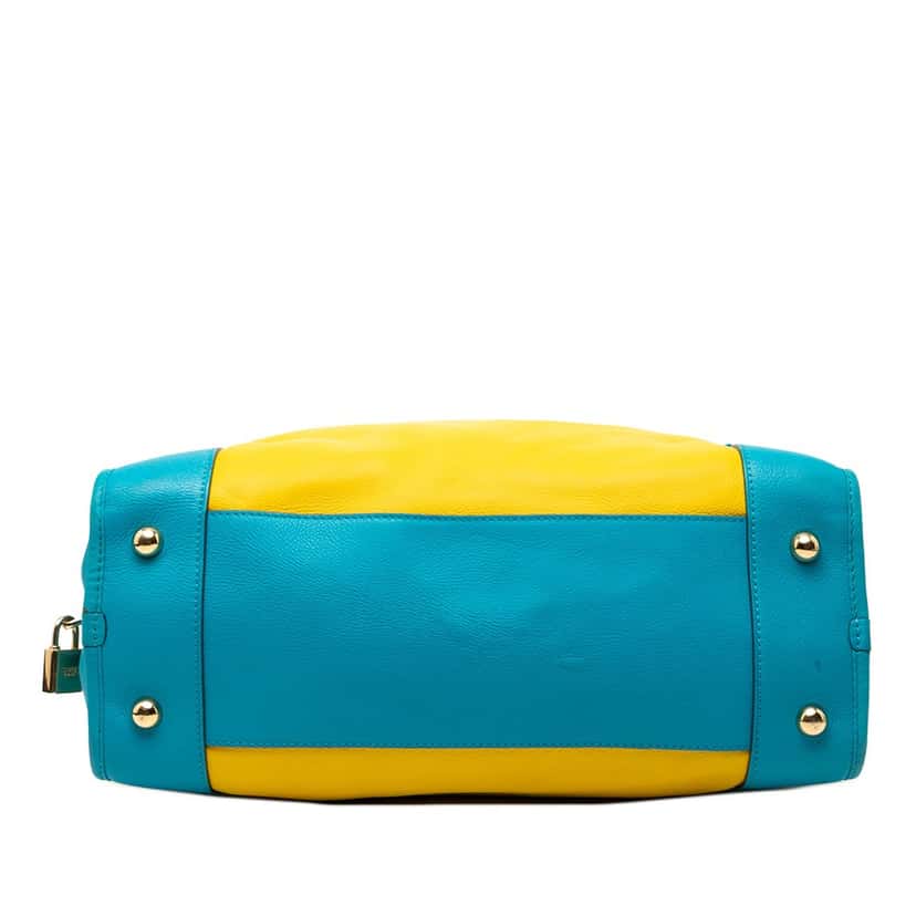 LOEWE Tricolor Leather Amazona 36 Yellow Leather Very good condition - Inside View