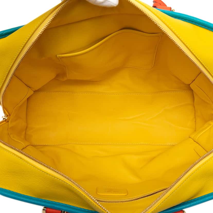 LOEWE Tricolor Leather Amazona 36 Yellow Leather Very good condition - Model View