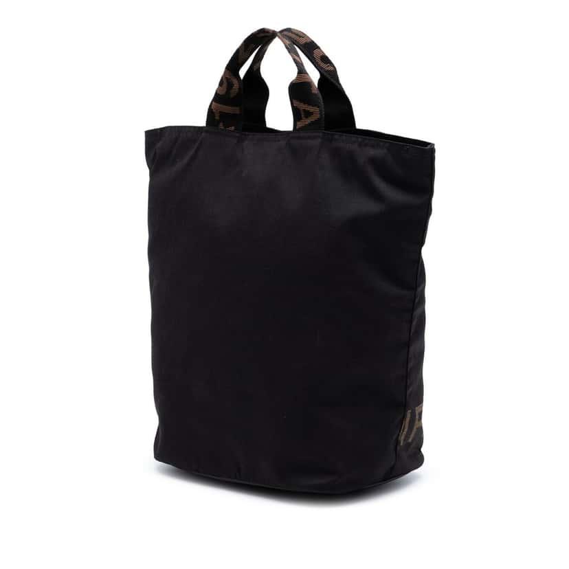 Fendi Nylon Tote Brown Very good condition - Back View