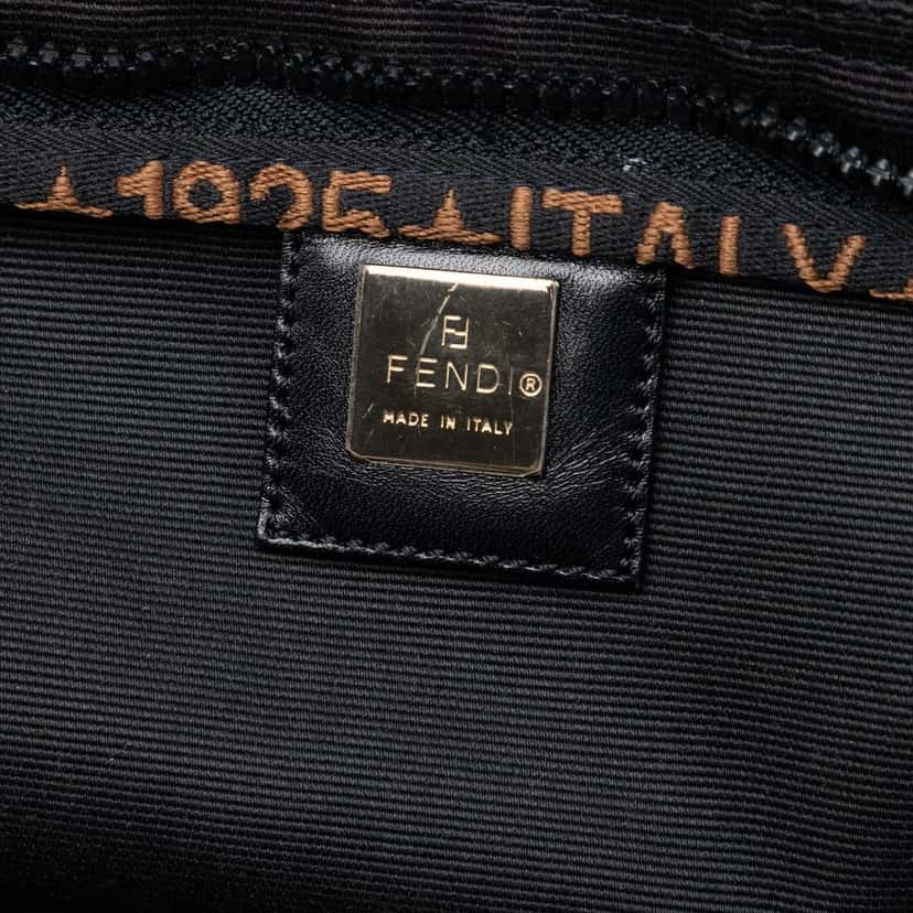 Fendi Nylon Tote Brown Very good condition - Box View