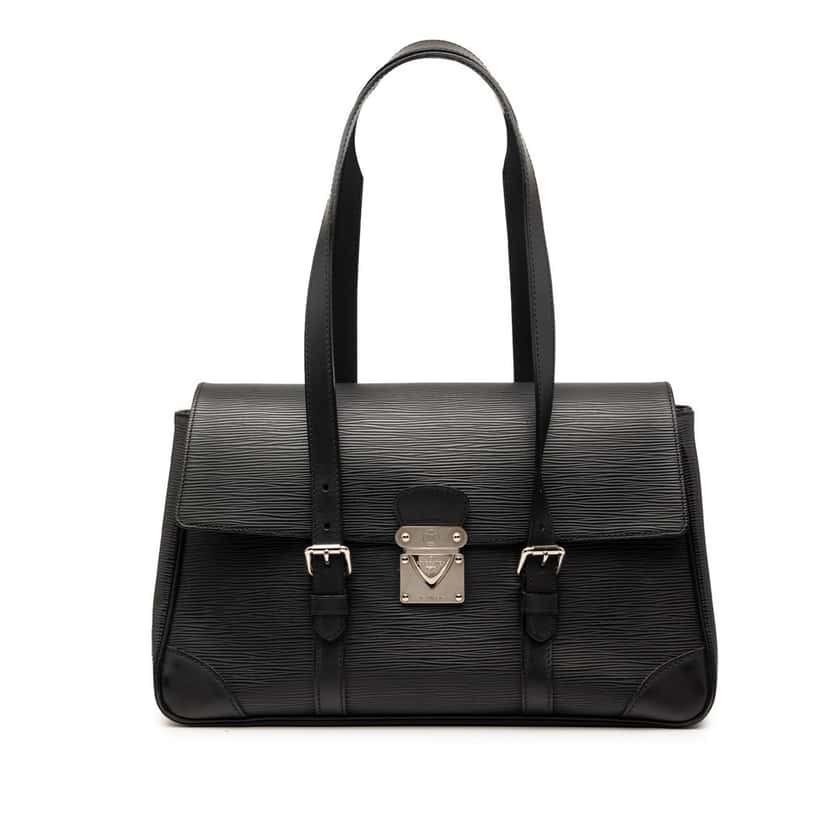 Louis Vuitton Epi Segur MM Black Leather Very good condition - Front View