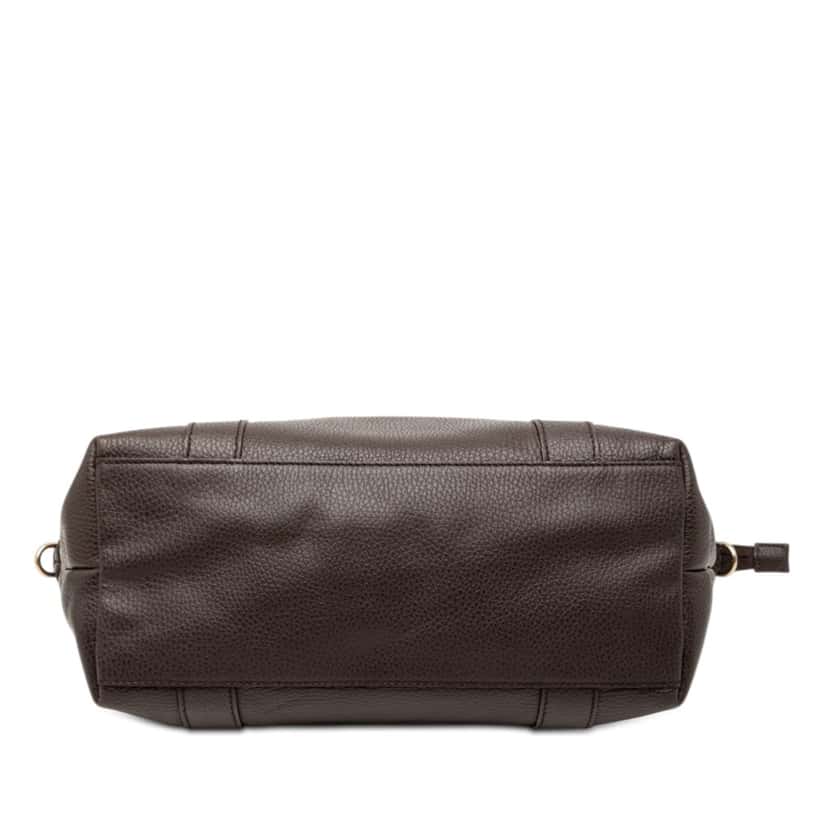 Gucci Leather Bamboo Satchel Brown Leather Very good condition - Inside View