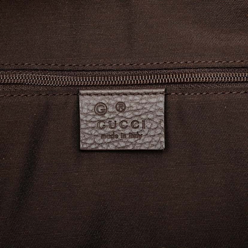 Gucci Leather Bamboo Satchel Brown Leather Very good condition - Box View