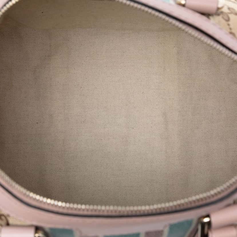 Gucci Medium GG Canvas Web Joy Boston Bag Beige Very good condition - Model View