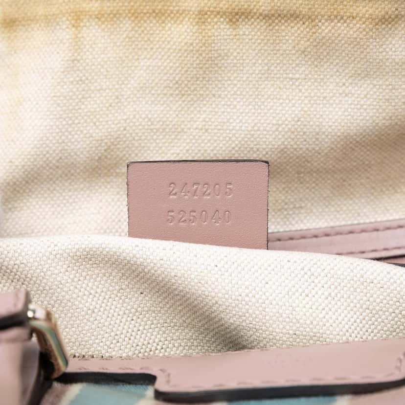 Gucci Medium GG Canvas Web Joy Boston Bag Beige Very good condition - Box View