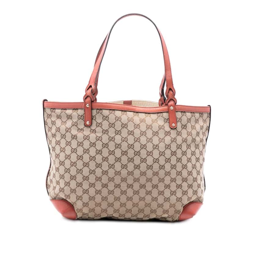 Gucci Medium GG Canvas Craft Tote Beige Very good condition - Front View