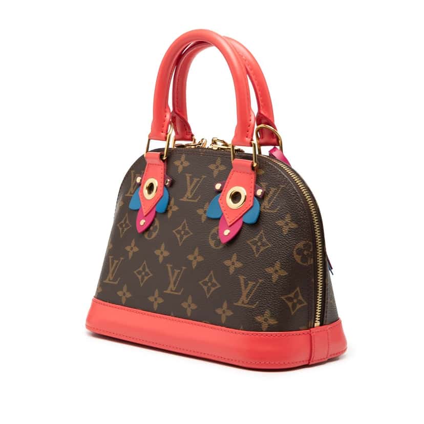 Louis Vuitton Monogram Totem Alma BB Brown Very good condition - Back View