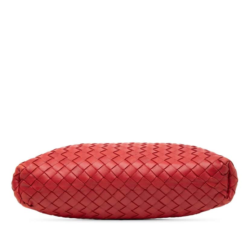 Bottega Veneta Nappa Intrecciato Crossbody Red Leather Very good condition - Inside View
