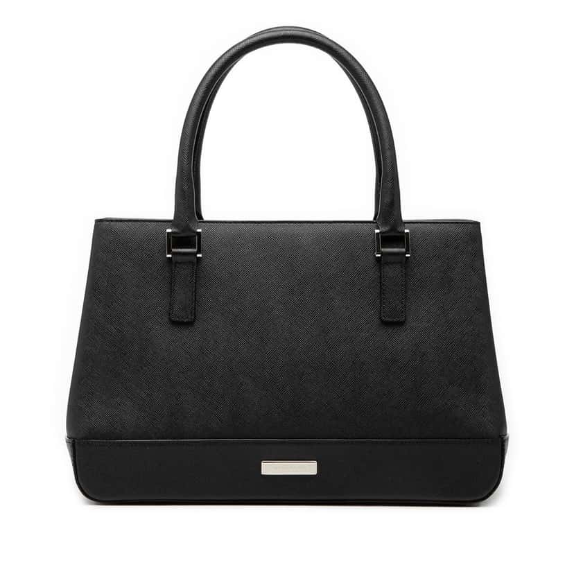 Burberry Leather Tote Black Leather Very good condition - Front View