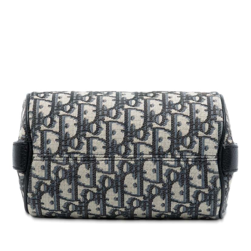 Dior Mini Oblique Canvas Roller Messenger Bag Blue Very good condition - Inside View